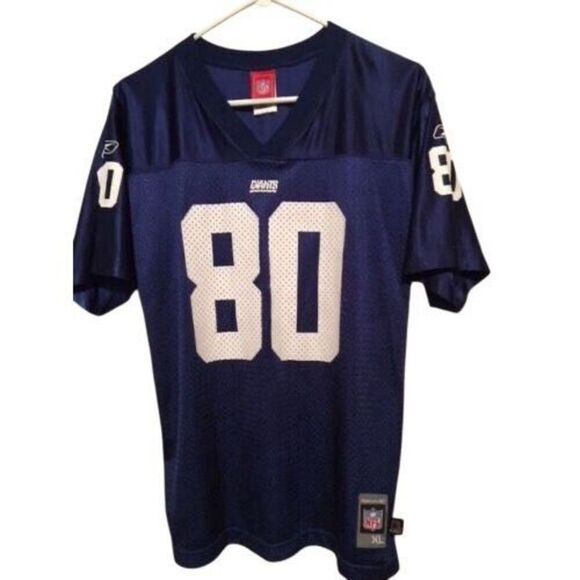 NEW YORK GIANTS JEREMY SHOCKEY SIZE YOUTH XL REEBOK JERSEY **NICE** - Picture 3 of 6